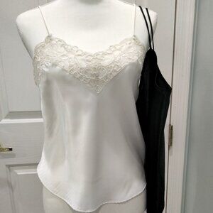 Two Camisoles, Calvin Klein and Pembrooke, Spaghetti Strap, Size Small, NWOT